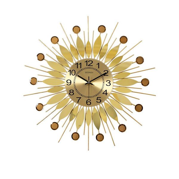 wall clocks nordic luxury large clock gold home living room decorative metal mechanism watch mirror creative art gift
wall clocks nordic luxury large clock gold home living room decorative metal mechanism watch mirror creative art gift