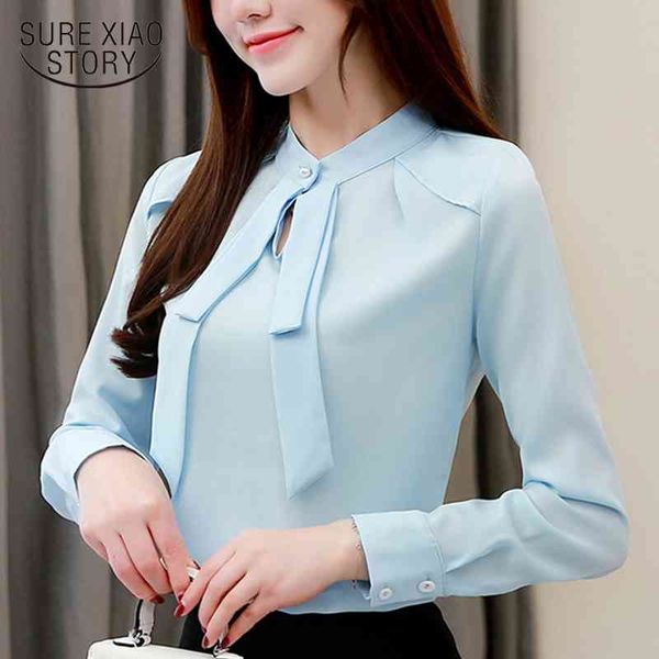 spring chiffon blouse shirt fashion s bow collar office button plus size long sleeve women shirts 2236 50 210508, White
spring chiffon blouse shirt fashion s bow collar office button plus size long sleeve women shirts 2236 50 210508, White