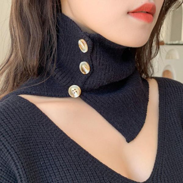 scarves fashion wool knit windproof warm scarf winter thick elastic button soft false collar neck guard women bib pullover o24, Blue;gray
scarves fashion wool knit windproof warm scarf winter thick elastic button soft false collar neck guard women bib pullover o24, Blue;gray