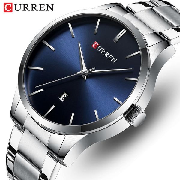 wristwatches curren men's watch stainless steel band date mens business male watches waterproof luxury men wrist relogio masculino, Slivery;brown
wristwatches curren men's watch stainless steel band date mens business male watches waterproof luxury men wrist relogio masculino, Slivery;brown