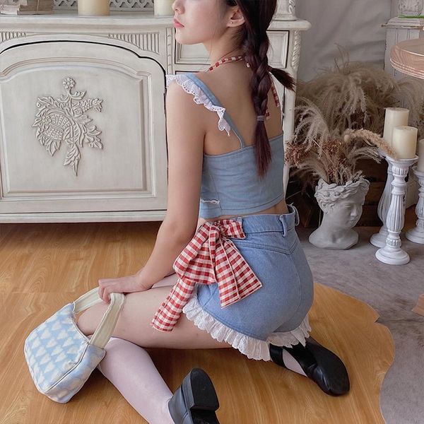sweet girl summer french gentle sling blue vintage lolita bow skirt cute harajuku elegant woman show waist fairy skirts, Black
sweet girl summer french gentle sling blue vintage lolita bow skirt cute harajuku elegant woman show waist fairy skirts, Black
