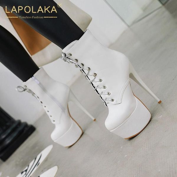boots lapolaka fashion 2021 thin high heels fetish parry woman shoes cross-tied platform ins quality boot ladies, Black
boots lapolaka fashion 2021 thin high heels fetish parry woman shoes cross-tied platform ins quality boot ladies, Black