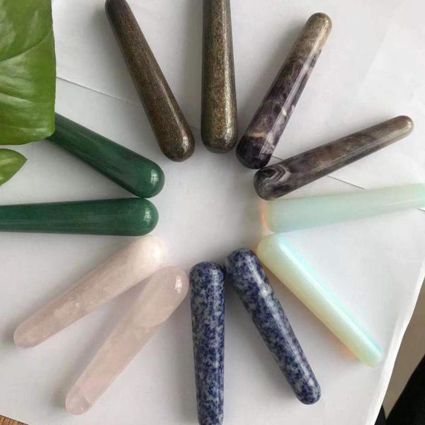10cm beautiful multi - color massager with natural crystal energy healing gift 1pc decorative objects & figurines
10cm beautiful multi - color massager with natural crystal energy healing gift 1pc decorative objects & figurines