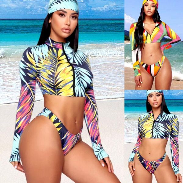 women's swimwear 2021 summer feminino women brazilian zipper bikinis set long sleeve push-up bikini swimsuit bathing suit beachwear, White;black
women's swimwear 2021 summer feminino women brazilian zipper bikinis set long sleeve push-up bikini swimsuit bathing suit beachwear, White;black