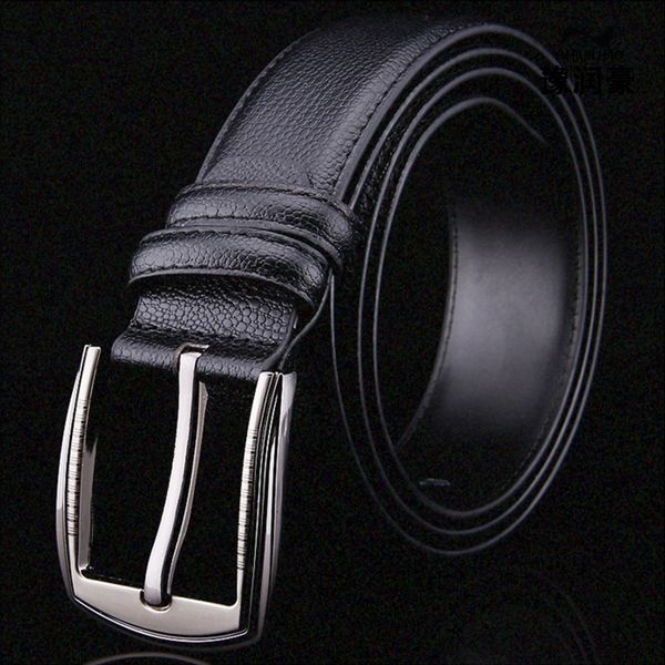 trendy fashion men belt wild simple design style alloy pin buckle black youth version gift box, Black;brown
trendy fashion men belt wild simple design style alloy pin buckle black youth version gift box, Black;brown