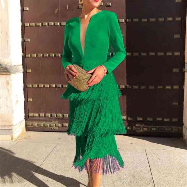 two piece dress christmas long sleeves tassels women midi deep v neck party patchwork with zipper female date out fashion spr, White
two piece dress christmas long sleeves tassels women midi deep v neck party patchwork with zipper female date out fashion spr, White