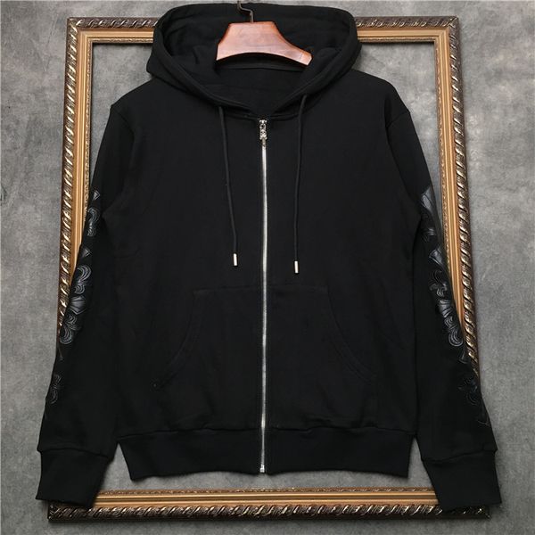 2020 autumn winter tide br new stereo embroidery pu leather cross hooded sweater men's and women's zipper card, Black
2020 autumn winter tide br new stereo embroidery pu leather cross hooded sweater men's and women's zipper card, Black