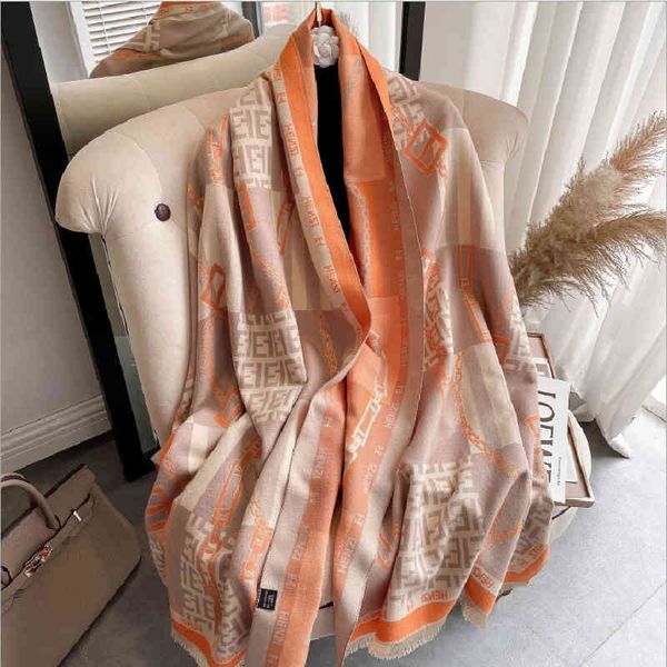 design net red live broadcast autumn and jacquard imitation cashmere warm air conditioning shawl thickened scarf, Blue;gray
design net red live broadcast autumn and jacquard imitation cashmere warm air conditioning shawl thickened scarf, Blue;gray