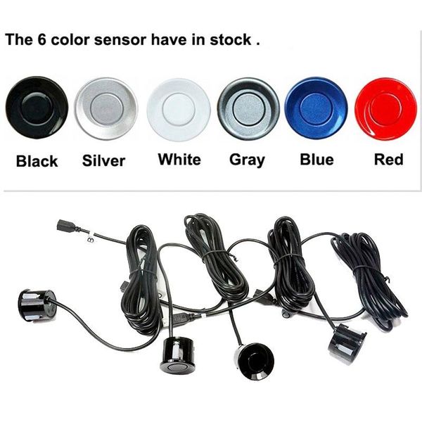 sensors with 2.5m wire buzzer 22mm car parking sensor kit reverse backup radar sound alert indicator probe system 12v rear view cameras&
sensors with 2.5m wire buzzer 22mm car parking sensor kit reverse backup radar sound alert indicator probe system 12v rear view cameras&