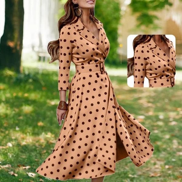 casual dresses women dress long sleeve autumn v neck dot print shirt formal for daily wear, Black;gray
casual dresses women dress long sleeve autumn v neck dot print shirt formal for daily wear, Black;gray