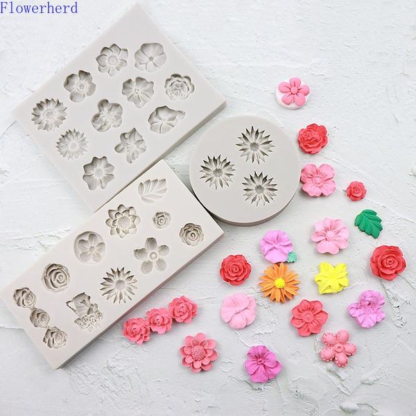 baking moulds small flower fondant cake silicone mold decoration diy flowers rose chrysanthemum daisy chocolate soap
baking moulds small flower fondant cake silicone mold decoration diy flowers rose chrysanthemum daisy chocolate soap