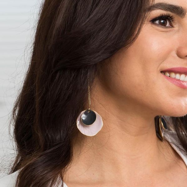 dangle & chandelier korean style long earrings female 2021 round color drop for women boho party wedding wholesale, Silver
dangle & chandelier korean style long earrings female 2021 round color drop for women boho party wedding wholesale, Silver