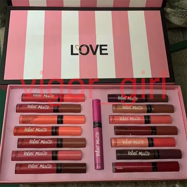 in stock 15 colors love velvet lip gloss matte cream lips stain gloss set liquid lipstick long-lasting moisture lipgloss makeup kits secret
in stock 15 colors love velvet lip gloss matte cream lips stain gloss set liquid lipstick long-lasting moisture lipgloss makeup kits secret