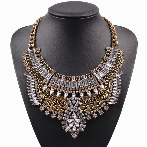fashion crystal summer necklace charm costume choker pendant chunky statement jewelry for women 2021 chains, Silver
fashion crystal summer necklace charm costume choker pendant chunky statement jewelry for women 2021 chains, Silver