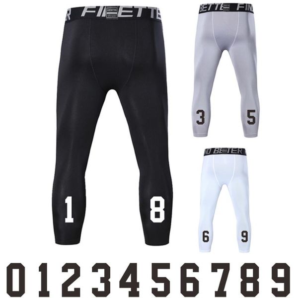 running pants customzie numbers men sports compression 3/4 elastic tights jogging basketball pant male crossfit leggings, Black;blue
running pants customzie numbers men sports compression 3/4 elastic tights jogging basketball pant male crossfit leggings, Black;blue