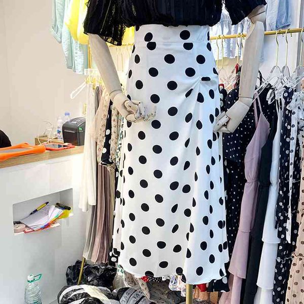 korean fashion dot women skirt chic shirring designed faldas mujer spring summer sweet high waist feminino jupe 210514, Black
korean fashion dot women skirt chic shirring designed faldas mujer spring summer sweet high waist feminino jupe 210514, Black