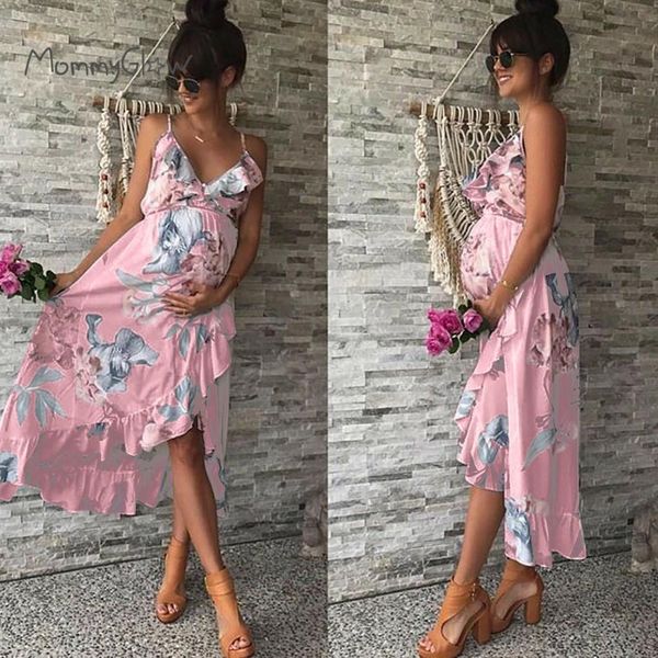 maternity dress es maternity clothes elegant pregnancy casual floral printed ruffles falbala sun for pregnant women, White
maternity dress es maternity clothes elegant pregnancy casual floral printed ruffles falbala sun for pregnant women, White