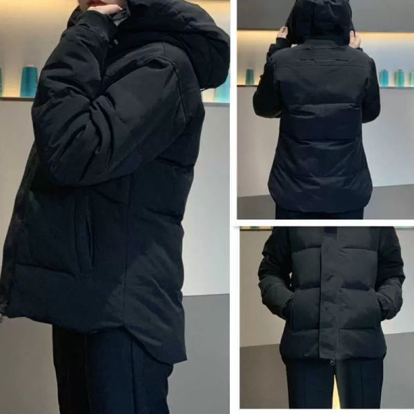 men's parke winter jacket down jacket winter hoodie tick coat upscale fashion casual warm waterproof man down coat, Black
men's parke winter jacket down jacket winter hoodie tick coat upscale fashion casual warm waterproof man down coat, Black