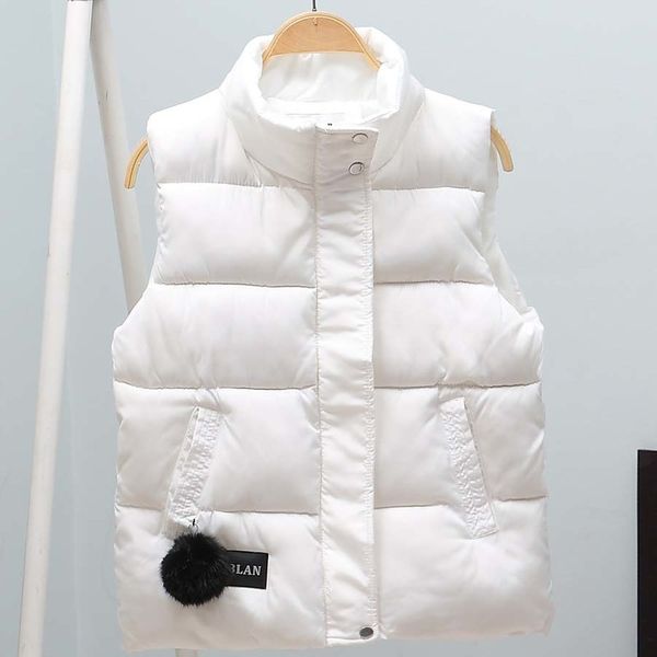 Women Vest Mandarin Collar Sleeveless Short Coat Women Jacket Waistcoat Female Plus Size Chalecos Para Mujer 2021 Autumn Winter, Black;white
Women Vest Mandarin Collar Sleeveless Short Coat Women Jacket Waistcoat Female Plus Size Chalecos Para Mujer 2021 Autumn Winter, Black;white