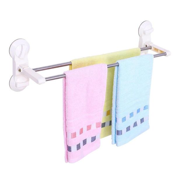 bathroom storage & organization door back suction cup metal double pole towel rack no drill bar for glass shower
bathroom storage & organization door back suction cup metal double pole towel rack no drill bar for glass shower