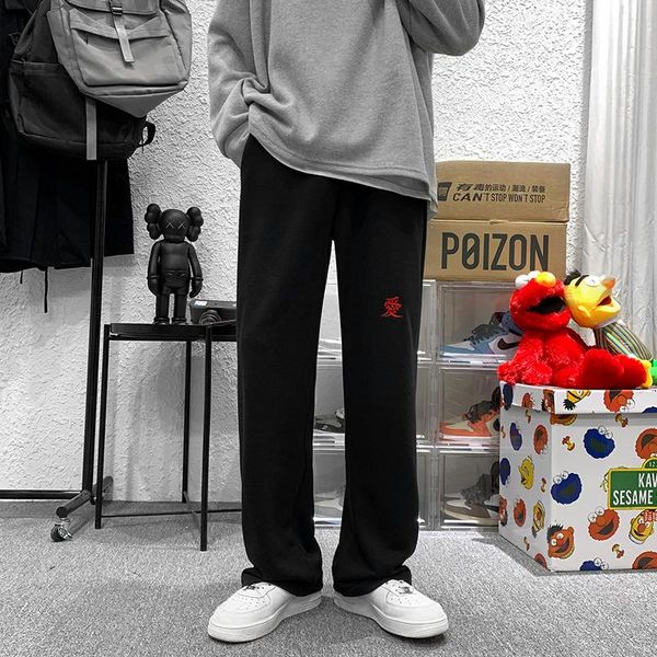 men's pants black/blue male korean loose sweatpants autumn straight casual jogger streetwear skateboard sport long trousers
men's pants black/blue male korean loose sweatpants autumn straight casual jogger streetwear skateboard sport long trousers