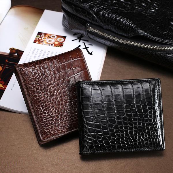 crocodile men's wallet leather fashion small business short multi-card purses european style carteira masculina wallets, Red;black
crocodile men's wallet leather fashion small business short multi-card purses european style carteira masculina wallets, Red;black