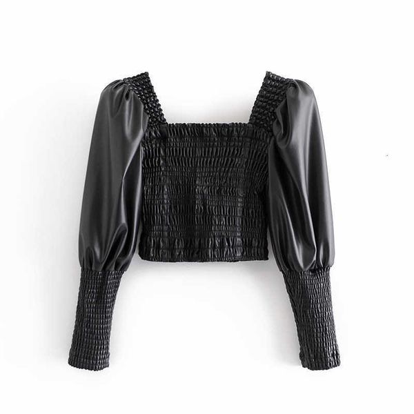 women's blouses & shirts europe and the united states imitation leather sheep leg sleeve blouse pu long-sleeved shirt female 65029 f6bv, White
women's blouses & shirts europe and the united states imitation leather sheep leg sleeve blouse pu long-sleeved shirt female 65029 f6bv, White