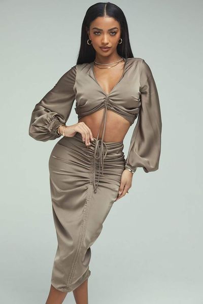 shorts women spring long sleeve draped gray two piece ladies 2021 celebrity fashion women's set, White;black
shorts women spring long sleeve draped gray two piece ladies 2021 celebrity fashion women's set, White;black
