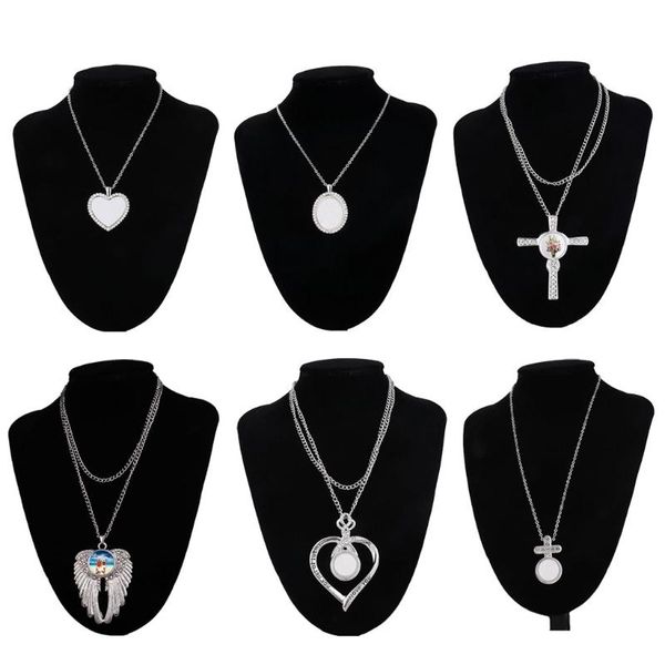 pendant necklaces sublimation blank pendants christmas ornaments alloy heat transfer for diy id name tags, Silver
pendant necklaces sublimation blank pendants christmas ornaments alloy heat transfer for diy id name tags, Silver