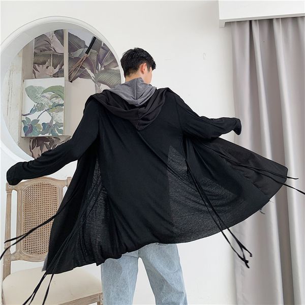 men's trench coats korean male trench coat long and casual, two pieces, thin with hoodie, spring n8wf, Tan;black
men's trench coats korean male trench coat long and casual, two pieces, thin with hoodie, spring n8wf, Tan;black