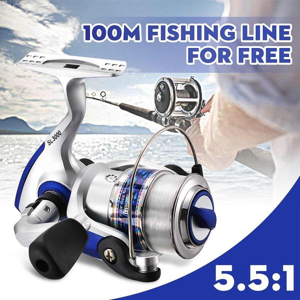 5.5:1 spinning fishing reel 12bb + 1 bearing balls sl 1000-7000 metal coil boat rock wheel outdoor tools baitcasting reels
5.5:1 spinning fishing reel 12bb + 1 bearing balls sl 1000-7000 metal coil boat rock wheel outdoor tools baitcasting reels