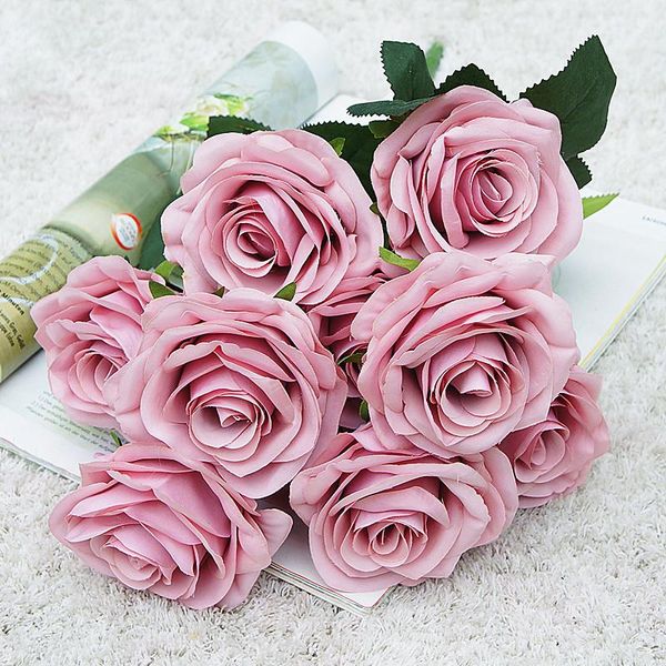 decorative flowers & wreaths 10 heads artificial flower home table flores wedding decoration silk fake roses french rose dried
decorative flowers & wreaths 10 heads artificial flower home table flores wedding decoration silk fake roses french rose dried