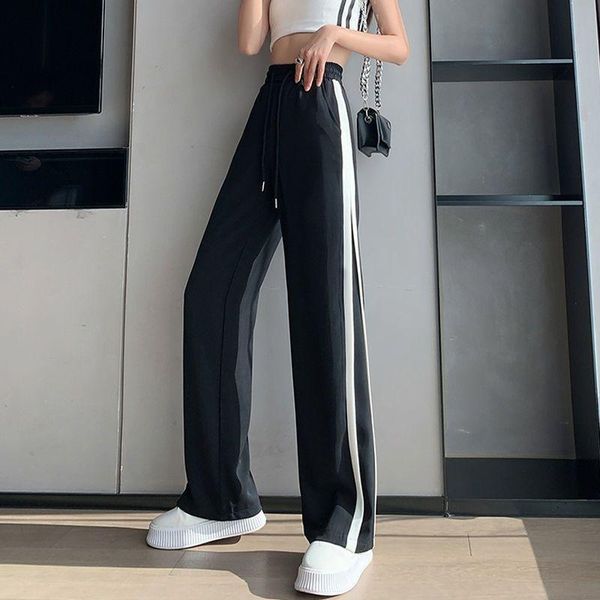 running pants sports joggers for women 2021 black loose versatile outer wear students spring summer casual gym trend thin sweatpants, Black;blue
running pants sports joggers for women 2021 black loose versatile outer wear students spring summer casual gym trend thin sweatpants, Black;blue