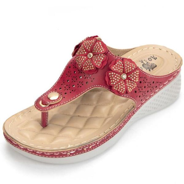 slippers summer women flip flops fashion rhinestone flowers beach sandals solid color wedges outdoor casual ladies shoes qq560, Black
slippers summer women flip flops fashion rhinestone flowers beach sandals solid color wedges outdoor casual ladies shoes qq560, Black