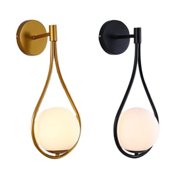 wall lamp modern glass luminaire gold mounted sconces mid-century bedroom bedside water drop light home decorations
wall lamp modern glass luminaire gold mounted sconces mid-century bedroom bedside water drop light home decorations