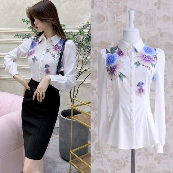 women's blouses & shirts floral womens blouse female cotton long sleeve white shirt women blusas lady undershirt 2021 ol clothes 205011
women's blouses & shirts floral womens blouse female cotton long sleeve white shirt women blusas lady undershirt 2021 ol clothes 205011