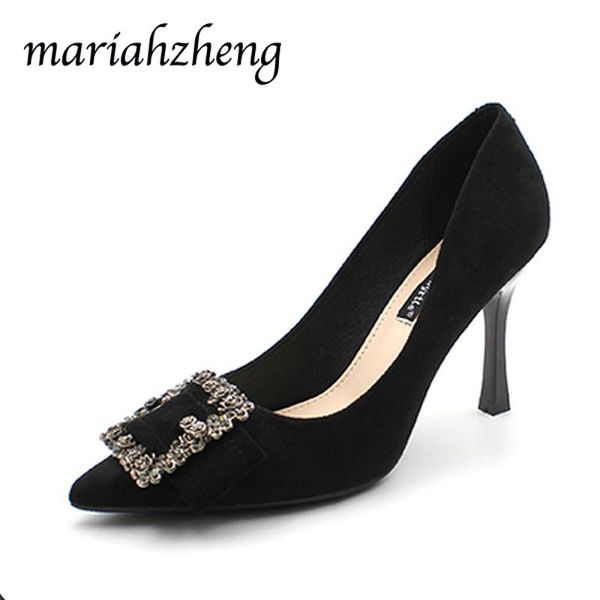 dress shoes meriahzheng 9cm fashion single female pointed rhinestone square buckle shallow mouth stiletto high heels wedding tws, Black
dress shoes meriahzheng 9cm fashion single female pointed rhinestone square buckle shallow mouth stiletto high heels wedding tws, Black