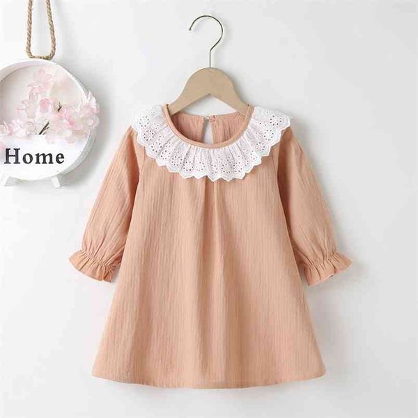 autumn winter girls dress long sleeve peter pan collar lace solid cute sweet baby vestidos 0-2t 210629, Red;yellow
autumn winter girls dress long sleeve peter pan collar lace solid cute sweet baby vestidos 0-2t 210629, Red;yellow