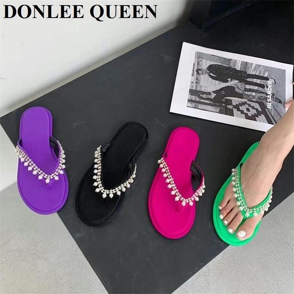 fashion pearl slippers casual slip on slide beach flip flops brand sandals summer candy color shoe sandalias de mujer 210619, Black
fashion pearl slippers casual slip on slide beach flip flops brand sandals summer candy color shoe sandalias de mujer 210619, Black