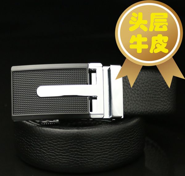 men's leather belt new alloy automatic buckle pure pants young people's trend business, Black;brown
men's leather belt new alloy automatic buckle pure pants young people's trend business, Black;brown