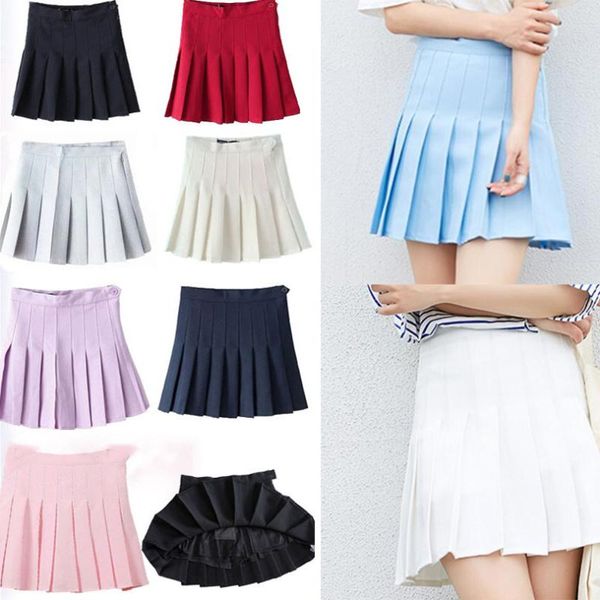 skirts 2021 summer women mini pleated skirt solid color a-line above knee high waist girl harajuku lolita school japan uniform, Black
skirts 2021 summer women mini pleated skirt solid color a-line above knee high waist girl harajuku lolita school japan uniform, Black