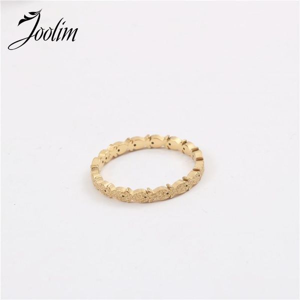 cluster rings joolim gold finish sand kiss fish stainless steel 2021 jewelry, Golden;silver