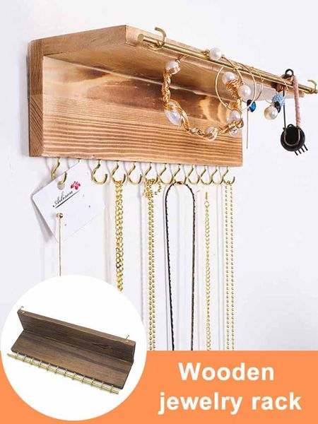 hooks & rails earrings jewelry organizer rustic wood hanging holder display racks wall mounted
hooks & rails earrings jewelry organizer rustic wood hanging holder display racks wall mounted
