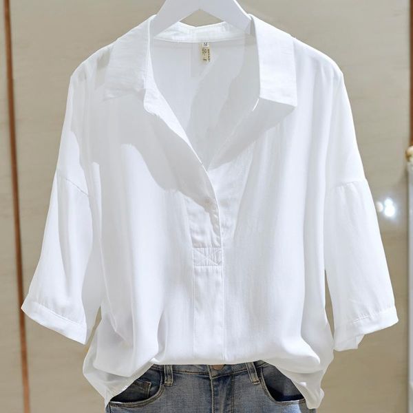 women's blouses & shirts 2021 summer short-sleeved ice silk cotton white shirt women korean version casual loose plus size v-neck blous
women's blouses & shirts 2021 summer short-sleeved ice silk cotton white shirt women korean version casual loose plus size v-neck blous