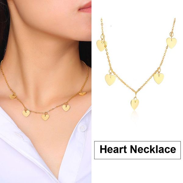 gold heart necklace women pendant color statement choker collar chokers, Golden;silver
gold heart necklace women pendant color statement choker collar chokers, Golden;silver