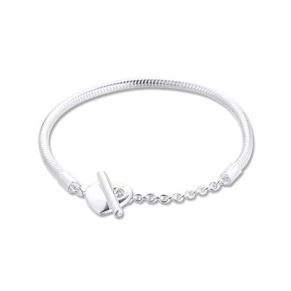 bracelet women heart t-bar snake chain bracelets 925 sterling silver jewelry femme pulseira plata de ley armband, Black
bracelet women heart t-bar snake chain bracelets 925 sterling silver jewelry femme pulseira plata de ley armband, Black