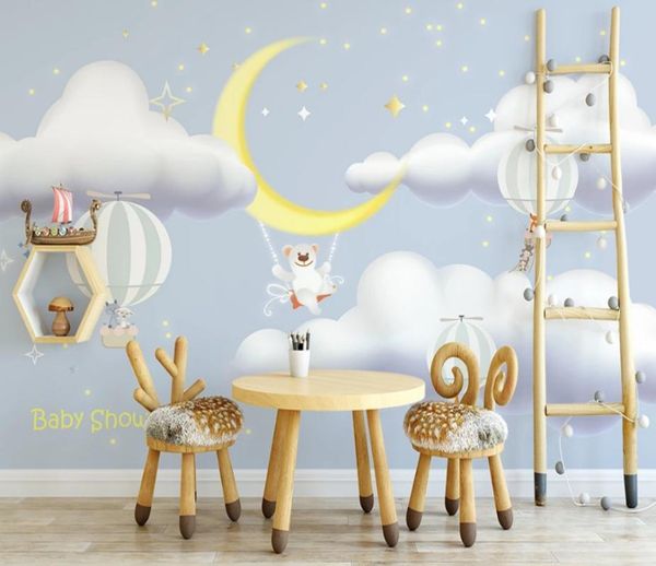 wallpapers bacal custom children room wall 3d wallpaper cartoon white cloud sailing animals blue background tapety
wallpapers bacal custom children room wall 3d wallpaper cartoon white cloud sailing animals blue background tapety