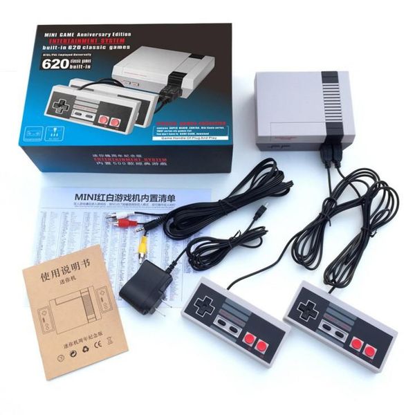 100pcs two button mini tv handheld game console video for nes games with 620 different built-in pal and ntsc portable players
100pcs two button mini tv handheld game console video for nes games with 620 different built-in pal and ntsc portable players