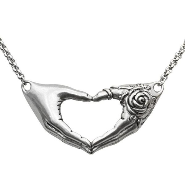 pendant necklaces fashion hand holding heart men's and women's universal birthday gift necklace jewelry party wholesale, Silver
pendant necklaces fashion hand holding heart men's and women's universal birthday gift necklace jewelry party wholesale, Silver