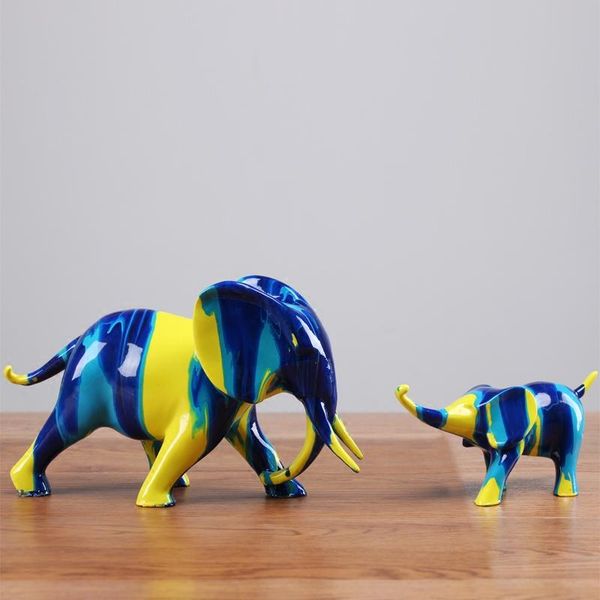 decorative objects & figurines creative art resin color graffiti animal sculpture mother and child elephant decoration home gift
decorative objects & figurines creative art resin color graffiti animal sculpture mother and child elephant decoration home gift